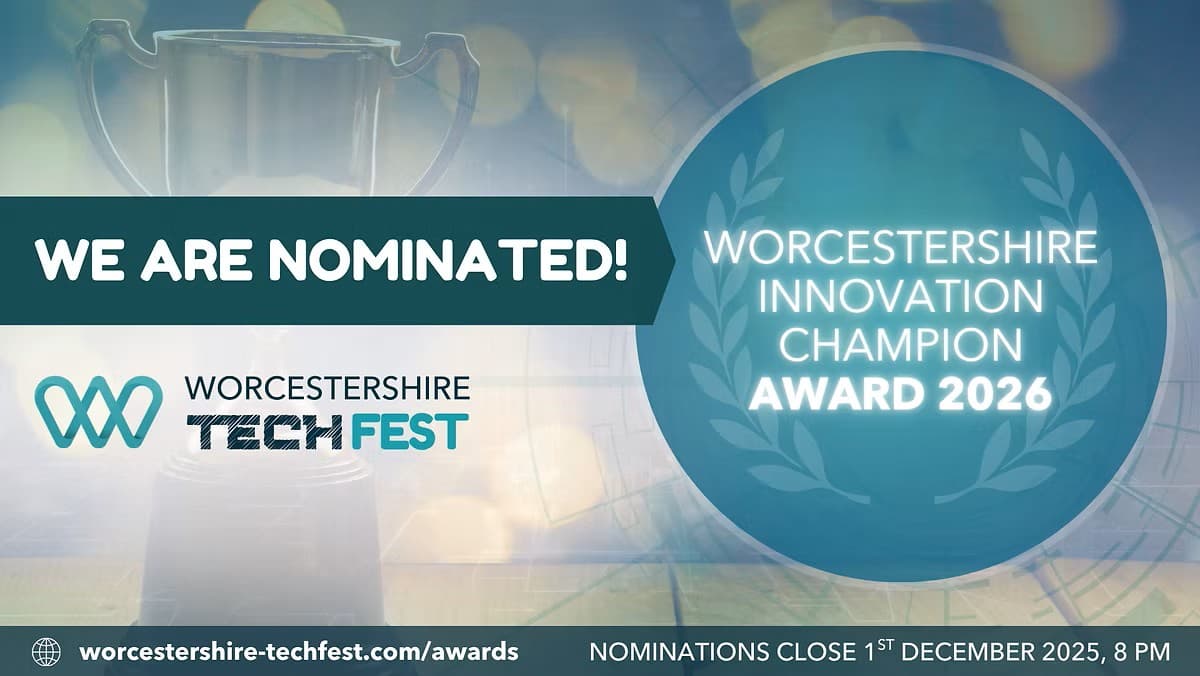 Worcestershire Innovation Champion Award 2026 — Nominated